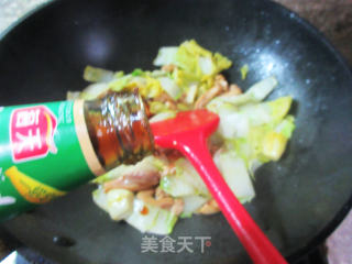 鸡腿肉炒娃娃菜的做法步调：13
