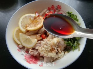 柠檬脚撕鸡的做法步调：8