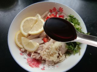 柠檬脚撕鸡的做法步调：7