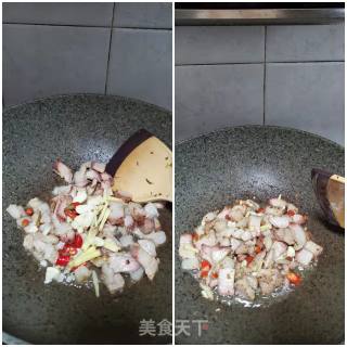 烧肉炒酸菜的做法步调：7