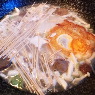 牛肉丸鸡蛋里的做法步调：9
