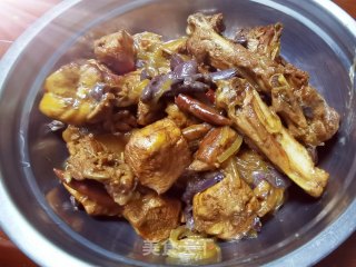 小鸡炖蘑菇的做法步调：34