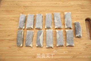豆沙秋卷的做法步调：5