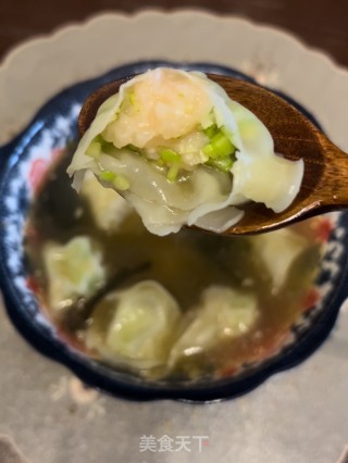 虾滑鸡汤云吞的做法步调：9