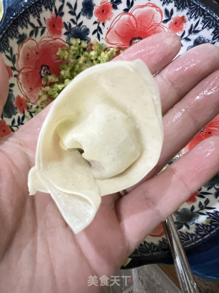 虾滑鸡汤云吞的做法步调：6