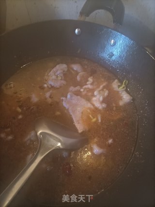 火煮滑肉片的做法步调：15