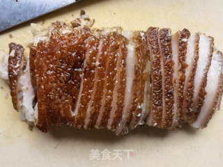 荷叶饼夹梅菜扣肉的做法步调：19