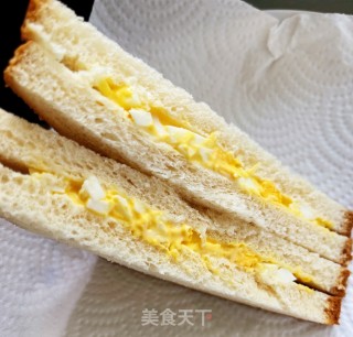 微风蛋三明治的做法步调：7