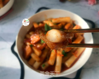 韩式海陈炒年糕的做法步调：14