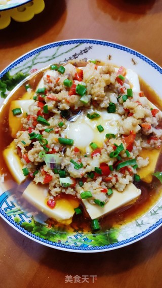 肉沫蒸内乱脂豆腐的做法步调：10