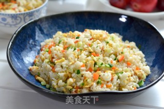 十锦蛋炒饭的做法步调：9