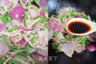 便爱下饭菜‖洋葱青椒肉丝的做法步调：6