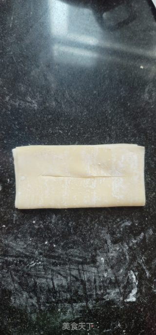 炸云吞皮的做法步调：4
