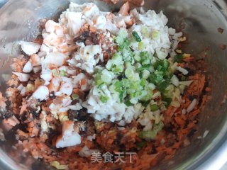 猪肉三陈杏鲍菇盒子的做法步调：15