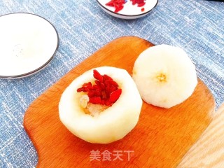 冰糖雪梨的做法步调：4