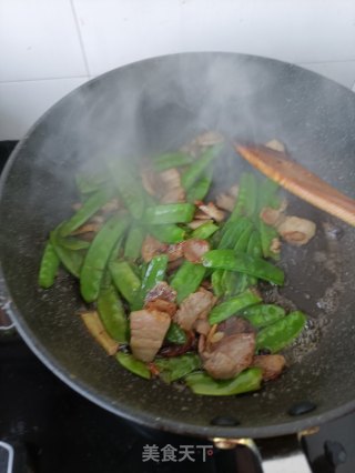“五花肉”荷兰豆回锅肉的做法步调：14