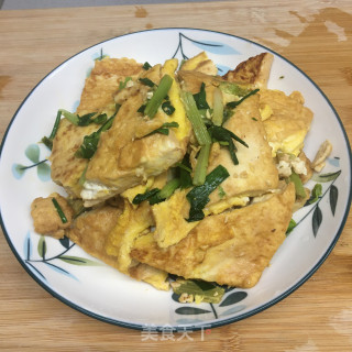 鸡蛋喷鼻煎豆腐的做法步调：11