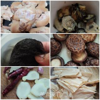 收菜蚝豉焖猪脚的做法步调：1