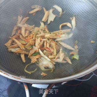 一夜暴富（腐竹炒鲍鱼）的做法步调：20