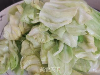 酱爆洋利剑菜的做法步调：5