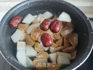 白枣雪梨橘子火的做法步调：4