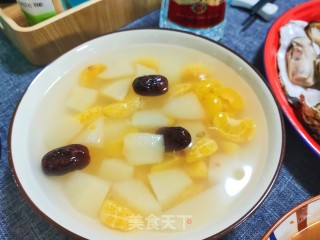 白枣雪梨橘子火的做法步调：11