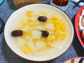 白枣雪梨橘子火的做法步调：9