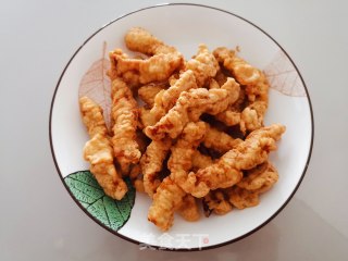 干炸小酥肉的做法步调：6