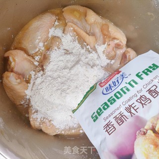 坚皮鸡翅的做法步调：6