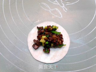 葱喷鼻腊肉蘑菇蒸饺的做法步调：7