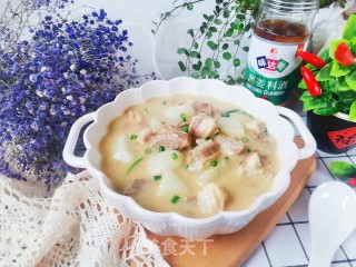 羊肉萝卜汤的做法步调：12