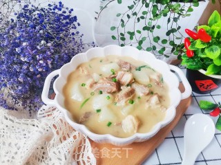 羊肉萝卜汤的做法步调：15