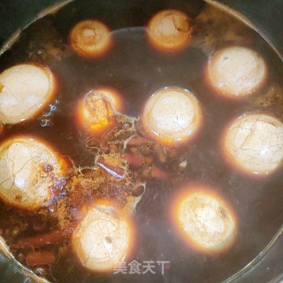 五喷鼻卤鸡蛋的做法步调：7