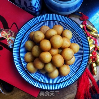 白薯丸子的做法步调：10