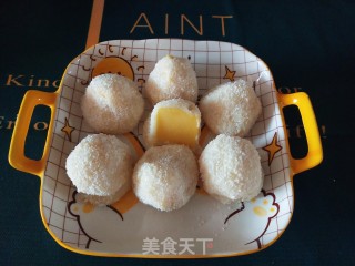 芒果橄蓉糯米糍的做法步调：12