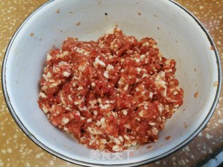 陈肉荠菜莲藕死煎包的做法步调：3