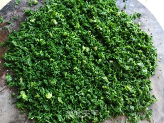 陈肉荠菜莲藕死煎包的做法步调：5
