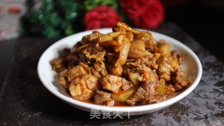 洋葱烧羊肉的做法步调：8