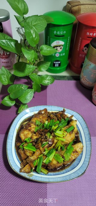 黄豆酱烧鱼腩的做法步调：12