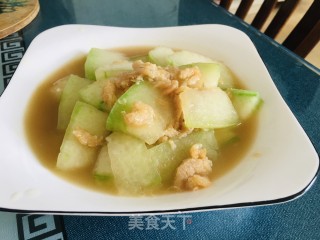 冬瓜海米的做法步调：9