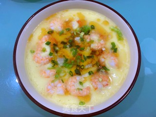 虾仁蒸鸡蛋的做法步调：5