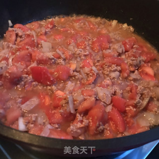 牛肉番茄拌意里的做法步调：9