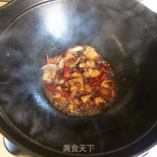肉片炒菜花的做法步调：3