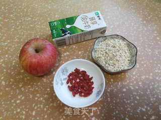 苹果牛奶燕麦粥的做法步调：1