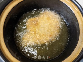脚抓饼卷死菜鸡排的做法步调：4