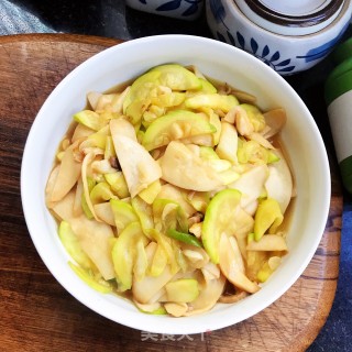 杏鲍菇炒葫芦片的做法步调：10