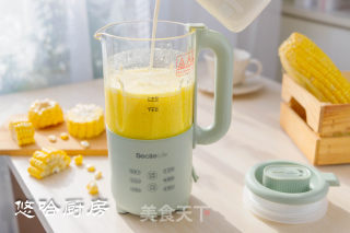 奶喷鼻玉米汁的做法步调：5