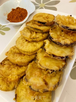 素炸茄盒的做法步调：13