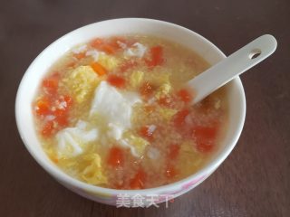 白萝卜蛋花小米粥的做法步调：6