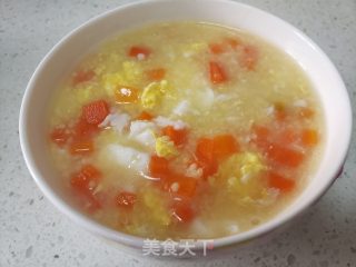 白萝卜蛋花小米粥的做法步调：5